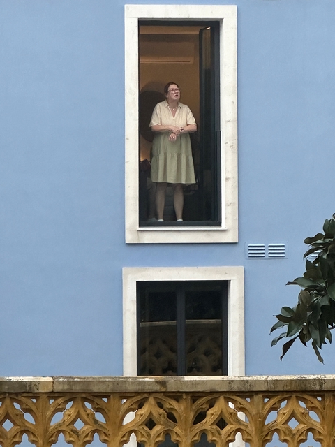 Rear Window: Seville, Spain by Lawrence Bridges