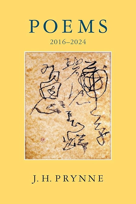 Figure 1: Cover art for Poems 2016 – 2024 by J. H. Prynne (Bloodaxe, 2024).