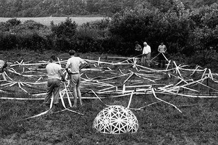 Figure 2: Supine Dome at Black Mountain College, North Carolina.